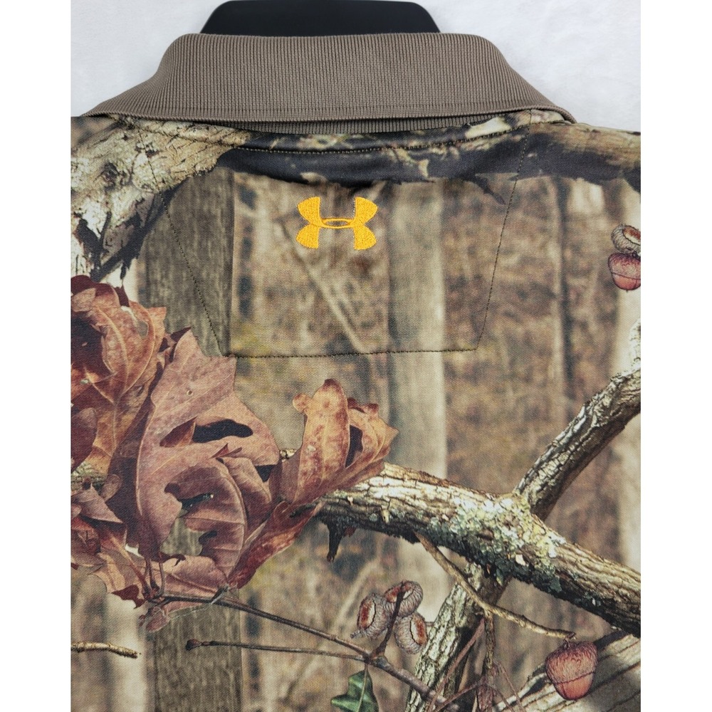 Under Armour Polo Mens Small Break Up Infinity Performance Hunting Camo EC - Picture 6 of 11